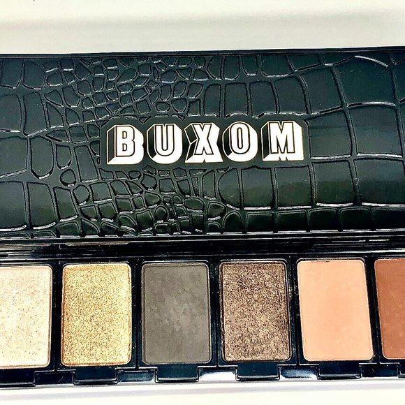 Buxom Other - NEW-Buxom PRIMER-INFUSED 6 Eyeshadow Palette W/ Customizable Tray-Brush Included